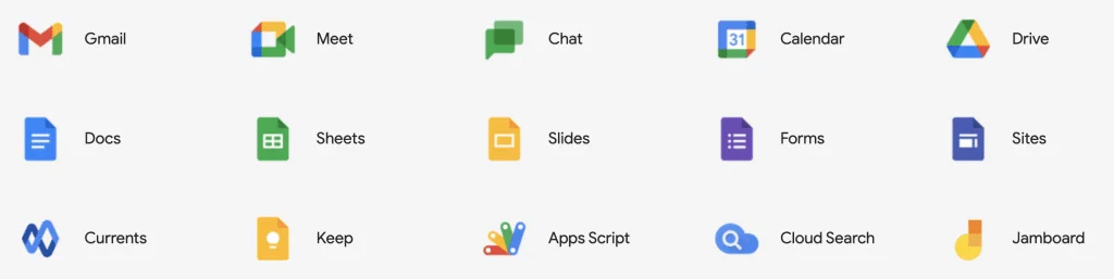 Google Workspace Apps