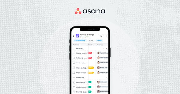 Asana op mobile